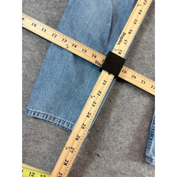 Everlane Jeans Womens Size 25 Blue Denim The Super Soft Relaxed Organic Cotton - Picture 5 of 10